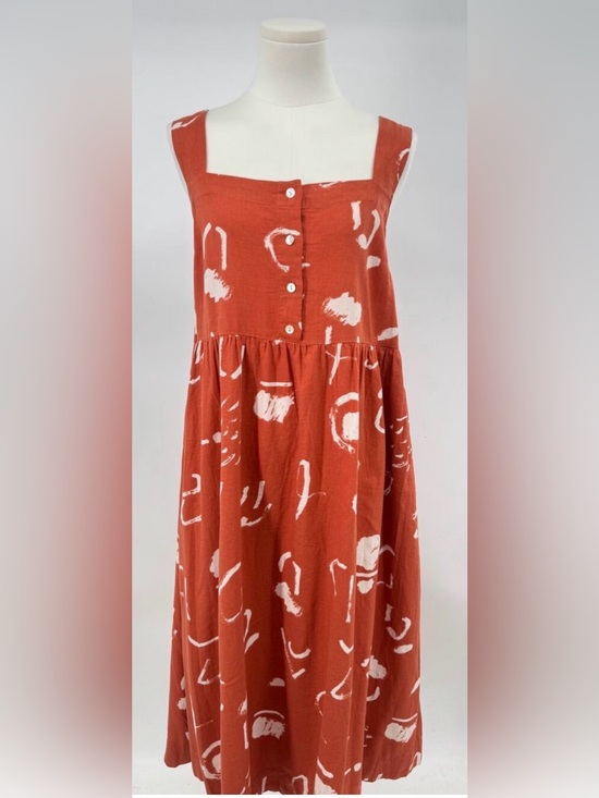 Madewell Dresses & Skirts - Madewell x Caroline Z Hurley Midi Dress Sundress Linen Sleeveless XL